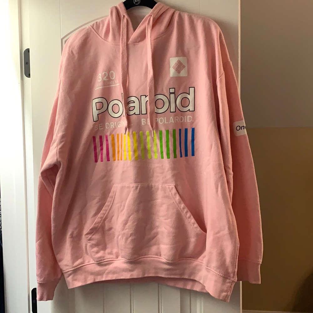 polaroid hoodie. size extra large